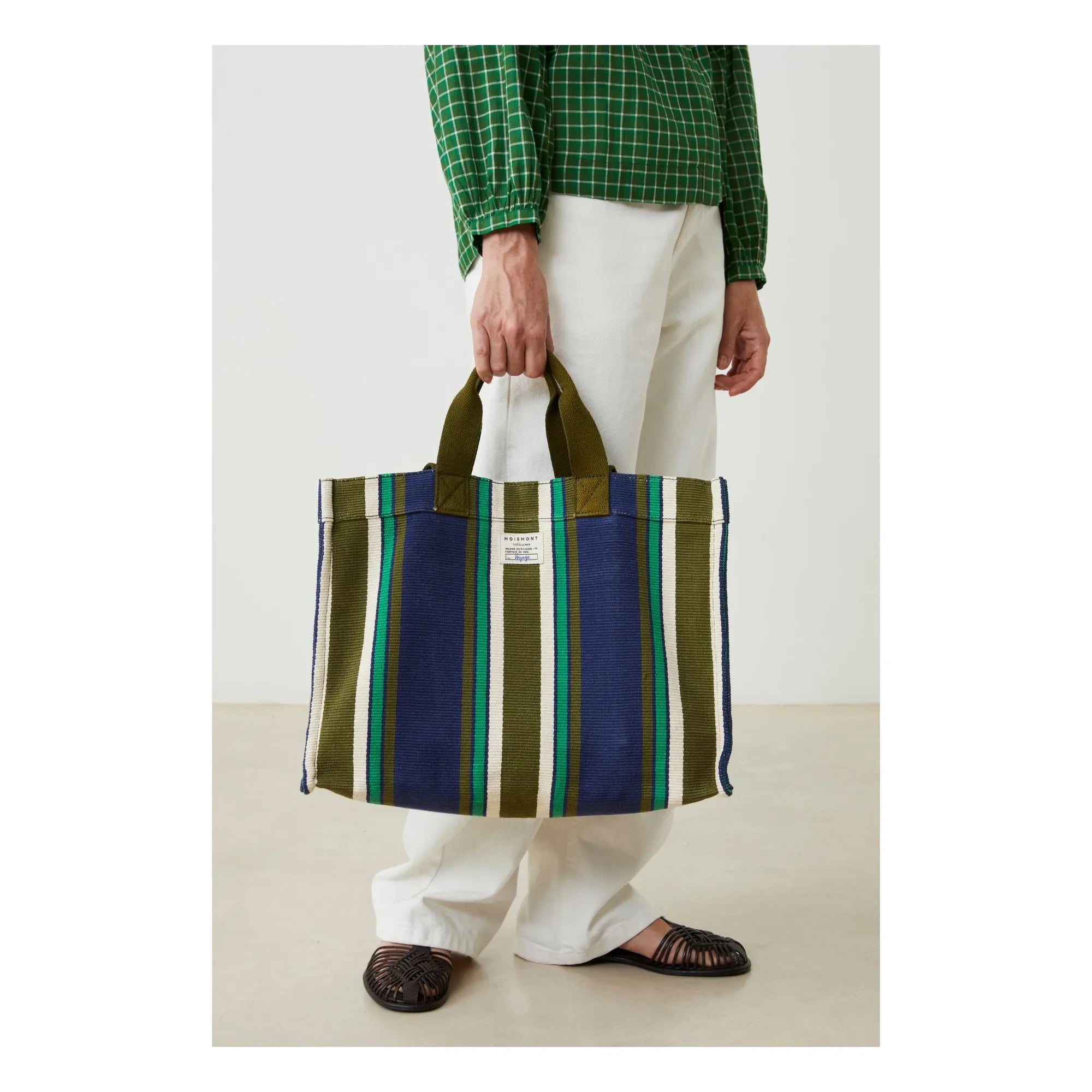Moismont - Bolsa de Compras Bari N°46 Algodón | Azul marino