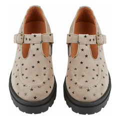 Emile et Ida - Mocasín de cuero con estrellas | Gris