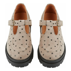 Emile et Ida - Mocasín de cuero con estrellas | Gris