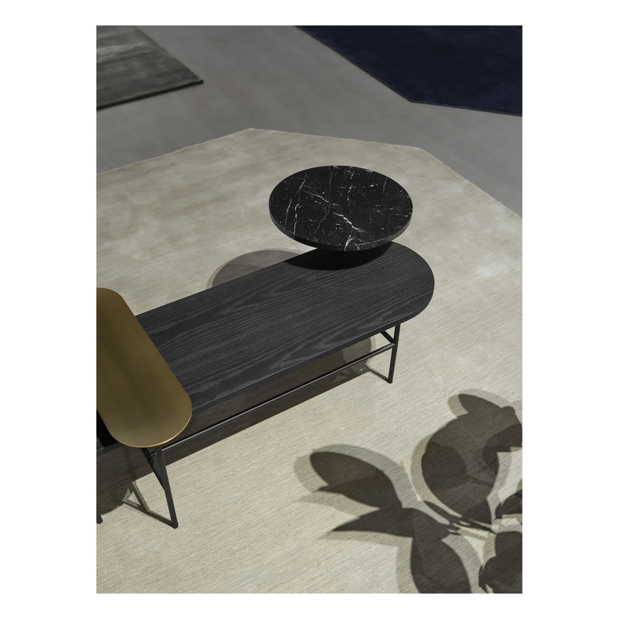 & Tradition - Mesa de centro Palette JH7 Küllü Kahve, Jaime Hayon, 2018 | Negro