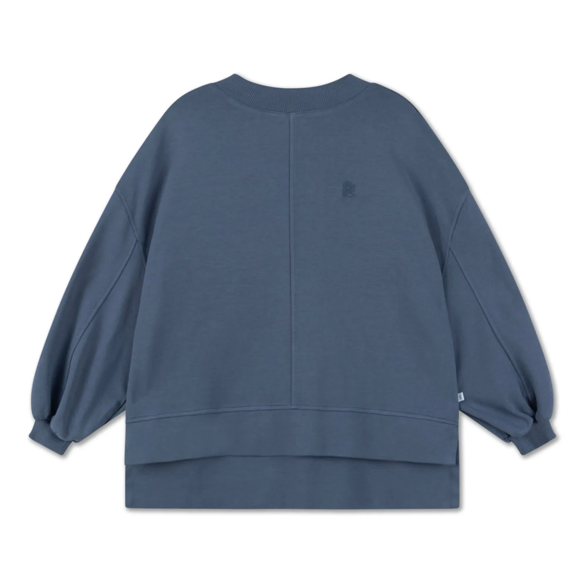Repose AMS - Sudadera de algodón orgánico en forma de caja | Gris carbón