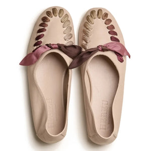 Hereu - Julio Foulard Mocasines de Cuero | Beige