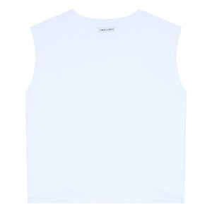 Smallable Mujer - Camiseta sin mangas de algodón orgánico Freja | Blanco