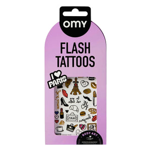Omy - Efemeral dövmeler I Love Paris