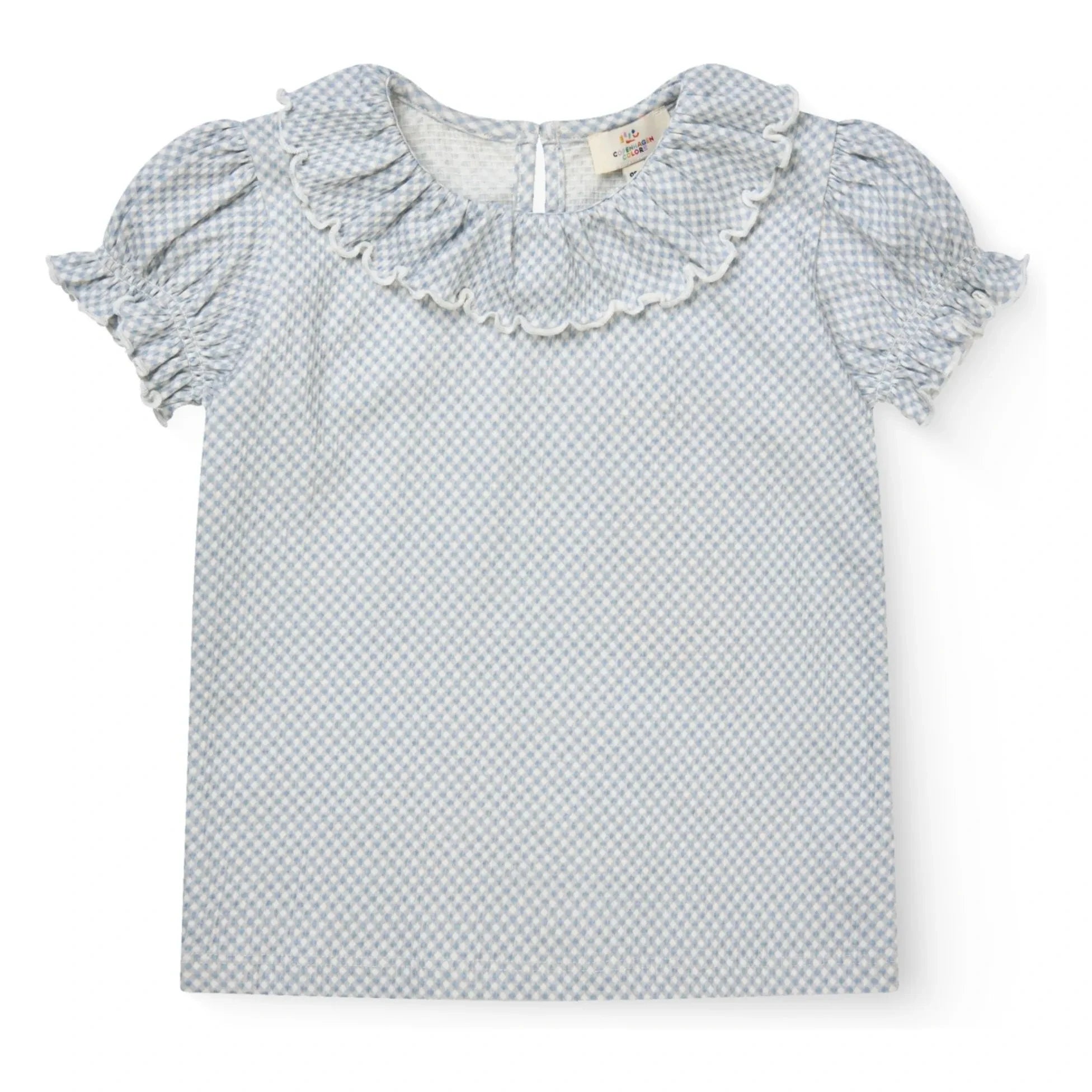Copenhagen Colors - Blusa de algodón orgánico | Gris azulado