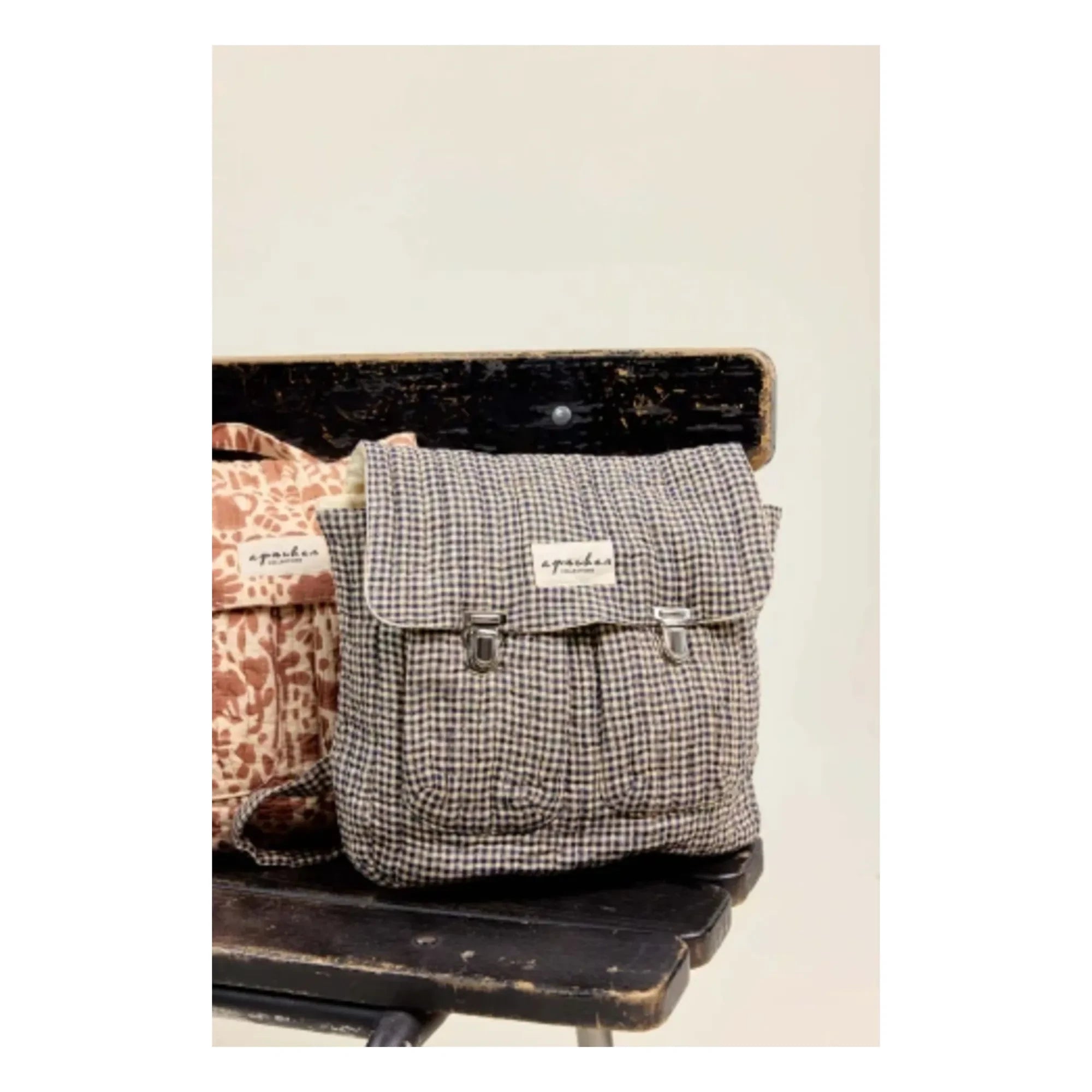 Apaches - Suji Carreaux Mochila | Negro