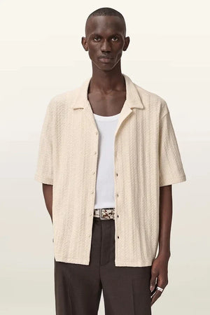AllSaints TRACE Camisa de algodón