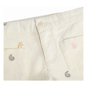 Molo - Short Amanda Coquillages Algodón Orgánico | Crudo