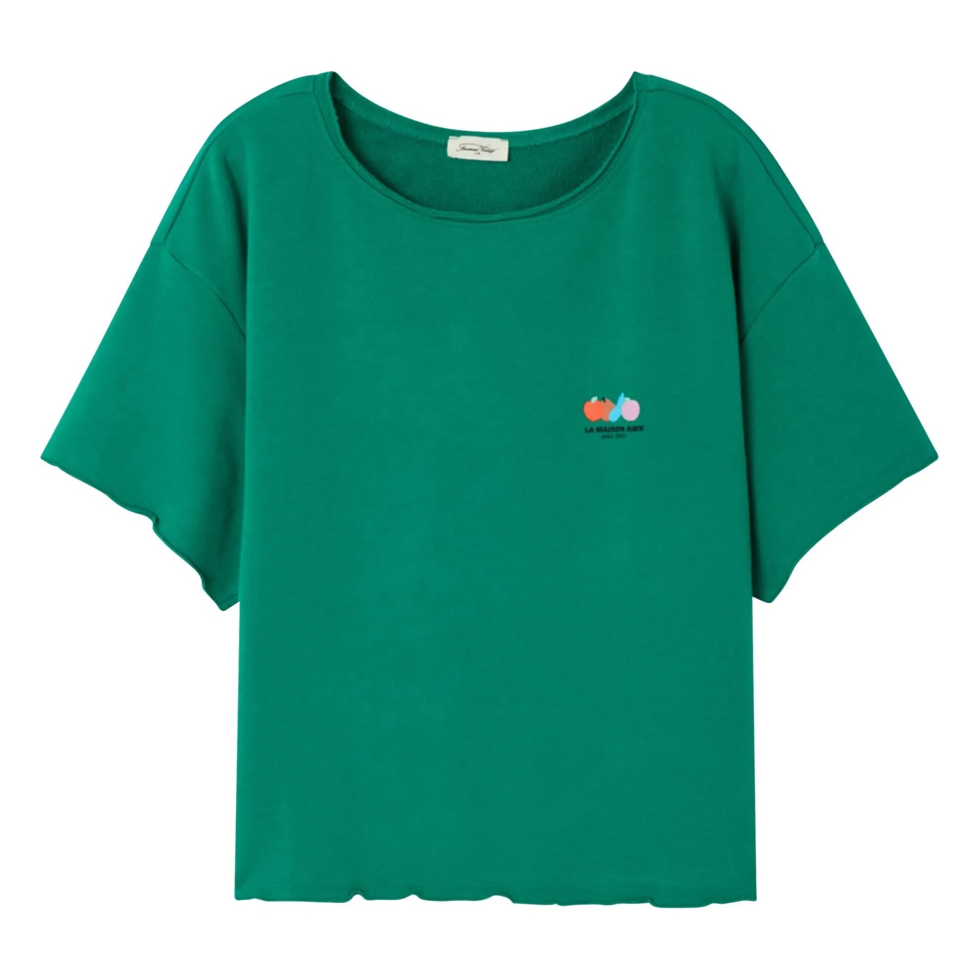 American Vintage - Camiseta de algodón Atubay | Verde menta