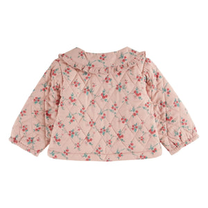 Emile et Ida - Chaqueta guateada con estampado floral | Rosa
