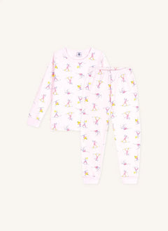 Petit Bateau - Pamuklu Pijamalar Kayakçılar | Pembe