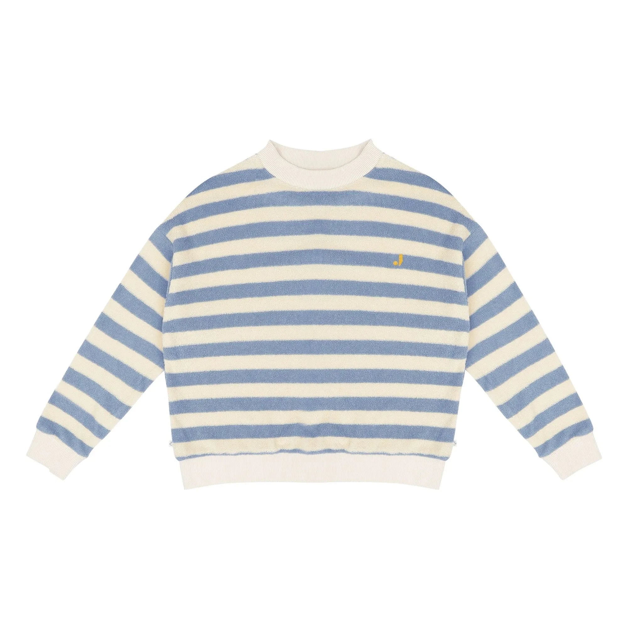 Jenest - Sudadera de algodón orgánico con rayas Kay | Azul