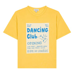 We Are Kids - Camiseta Dylan Dancing Club Algodón orgánico | Amarillo