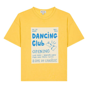 We Are Kids - Camiseta Dylan Dancing Club Algodón orgánico | Amarillo