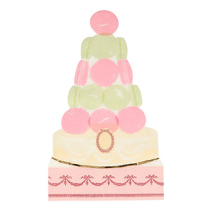 Meri Meri - Servilletas de Papel Pirámide Macaron - Juego de 8