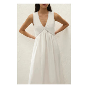 Faithfull the Brand - Vestido de algodón Fiora | Blanco