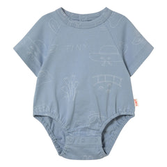 Tinycottons - Body de algodón orgánico Tiny | Azul grisáceo