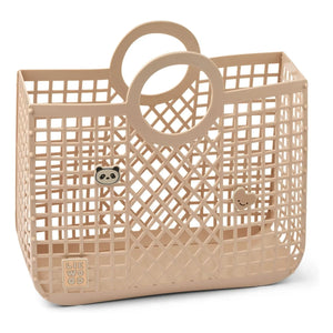 Liewood - Cesta Bloom Charms Fibras recicladas | Rosa