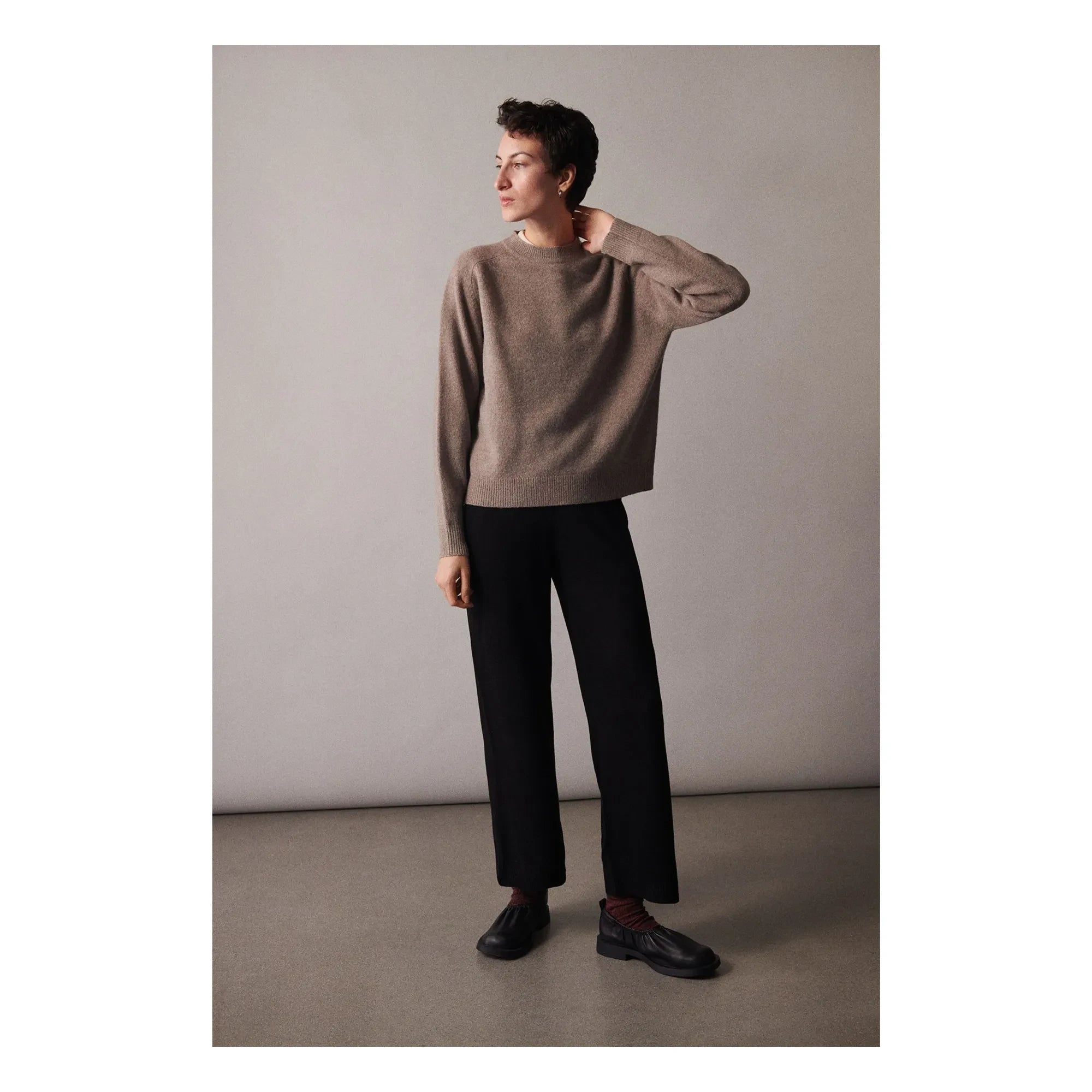FUB - Jersey de lana de cordero - Colección de mujer | Beige