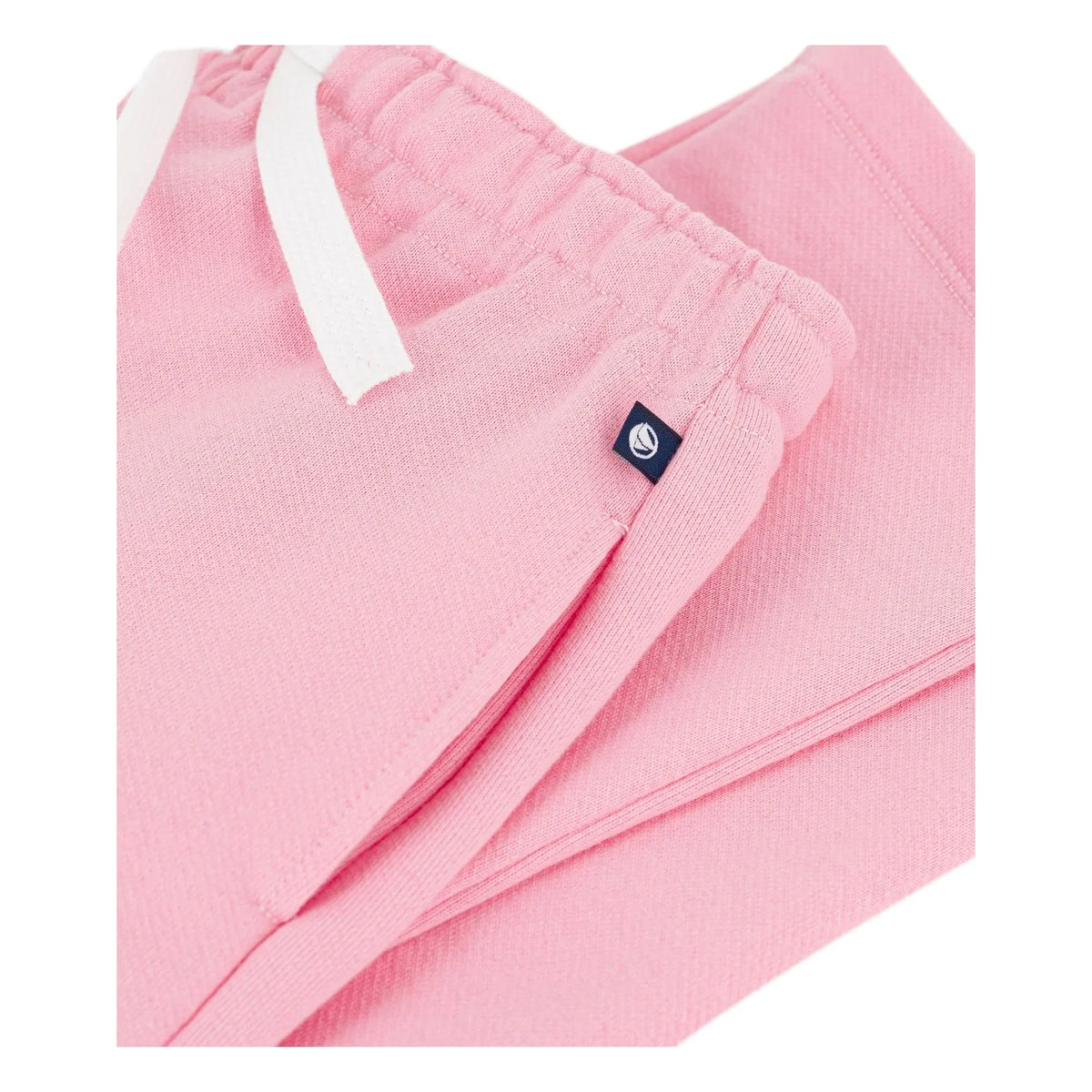 Petit Bateau - Jogger liso de algodón orgánico | Rosa