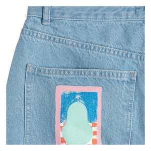 Bobo Choses - Pantalón Pera de Algodón Orgánico | Azul Claro