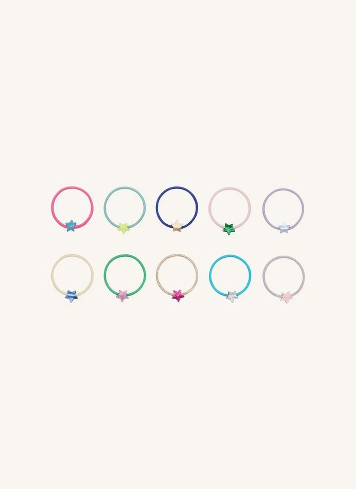 Mimi & Lula - Set of 10 Chouchous Petites Etoiles | Rosa