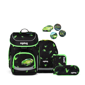 Ergobag - Set de Mochilas escolares cubo Beary Fast Lane