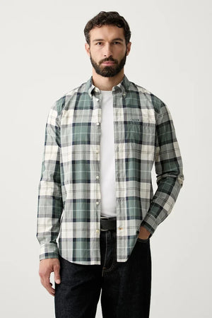 Camisa de algodón Rawley para hombre Barbour