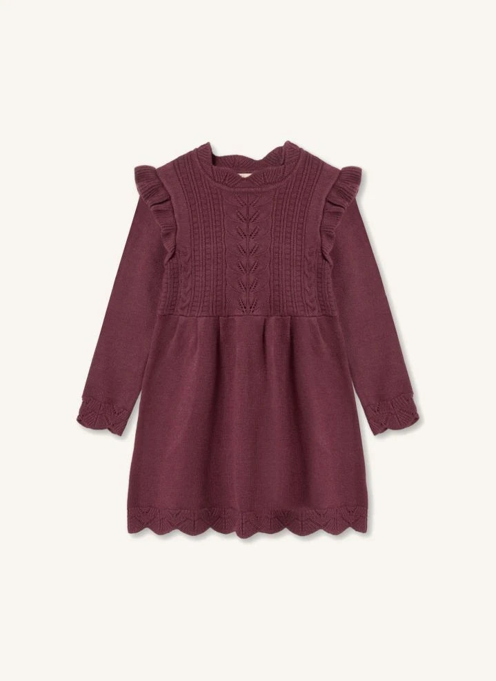 Fliink - Alilly Vestido de Punto | Burdeos