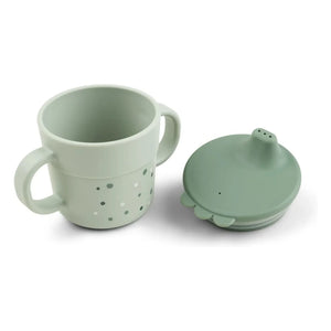 Done by deer - Taza de aprendizaje Happy Dots | Verde
