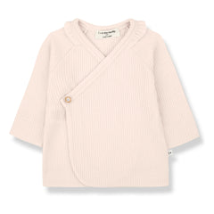 1+ in the family - Camiseta Caterina de canalé | Rosa beis