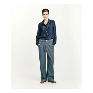 Momoni - Jean de fucsia | Azul denim