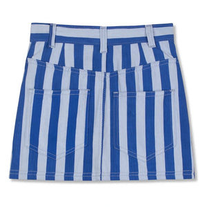 Wynken - Falda a rayas | Azul