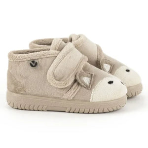 Victoria - Ojalá zapatillas de estar por casa Wolf | Beige
