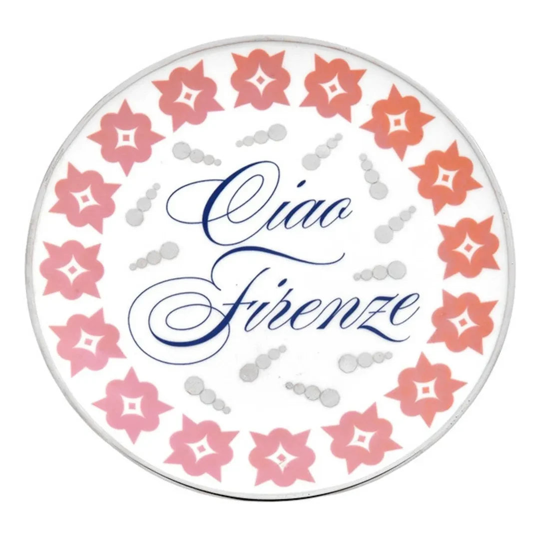 Bitossi - Plato Ciao Firenze | Rosa