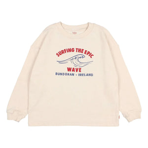 Búho - Camiseta de Algodón Orgánico Indefinido | Beige