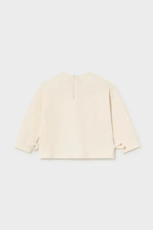 Blusa de algodón y elastano de manga larga para niños Mayoral