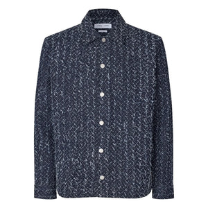 Samsoe Samsoe - Sobrecamisa de algodón Sacastor | Gris oscuro