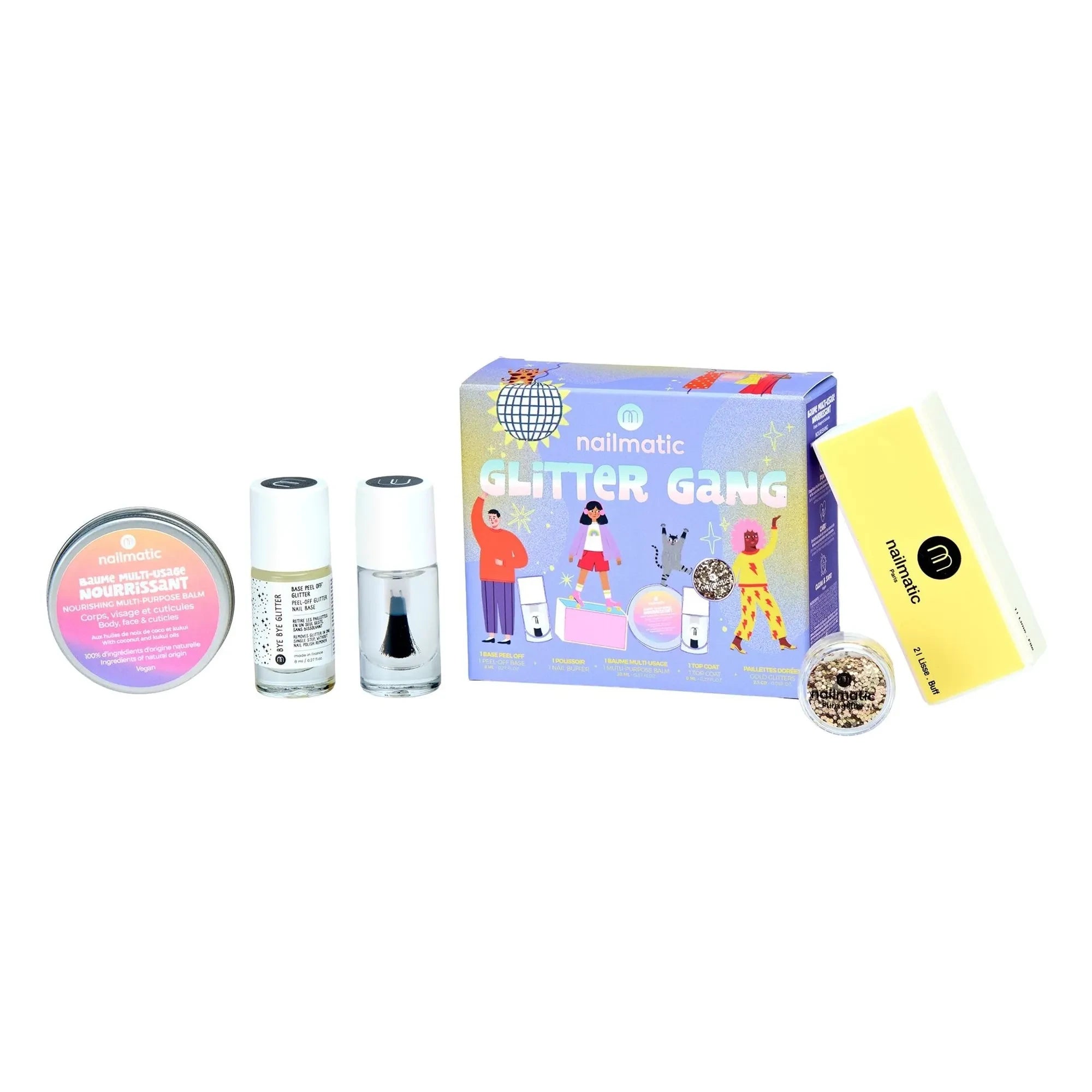 Nailmatic Kids - Set de purpurina Glitter Gang