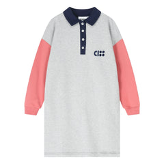Cos I Said So - Vestido Polo de Algodón Orgánico | Gris