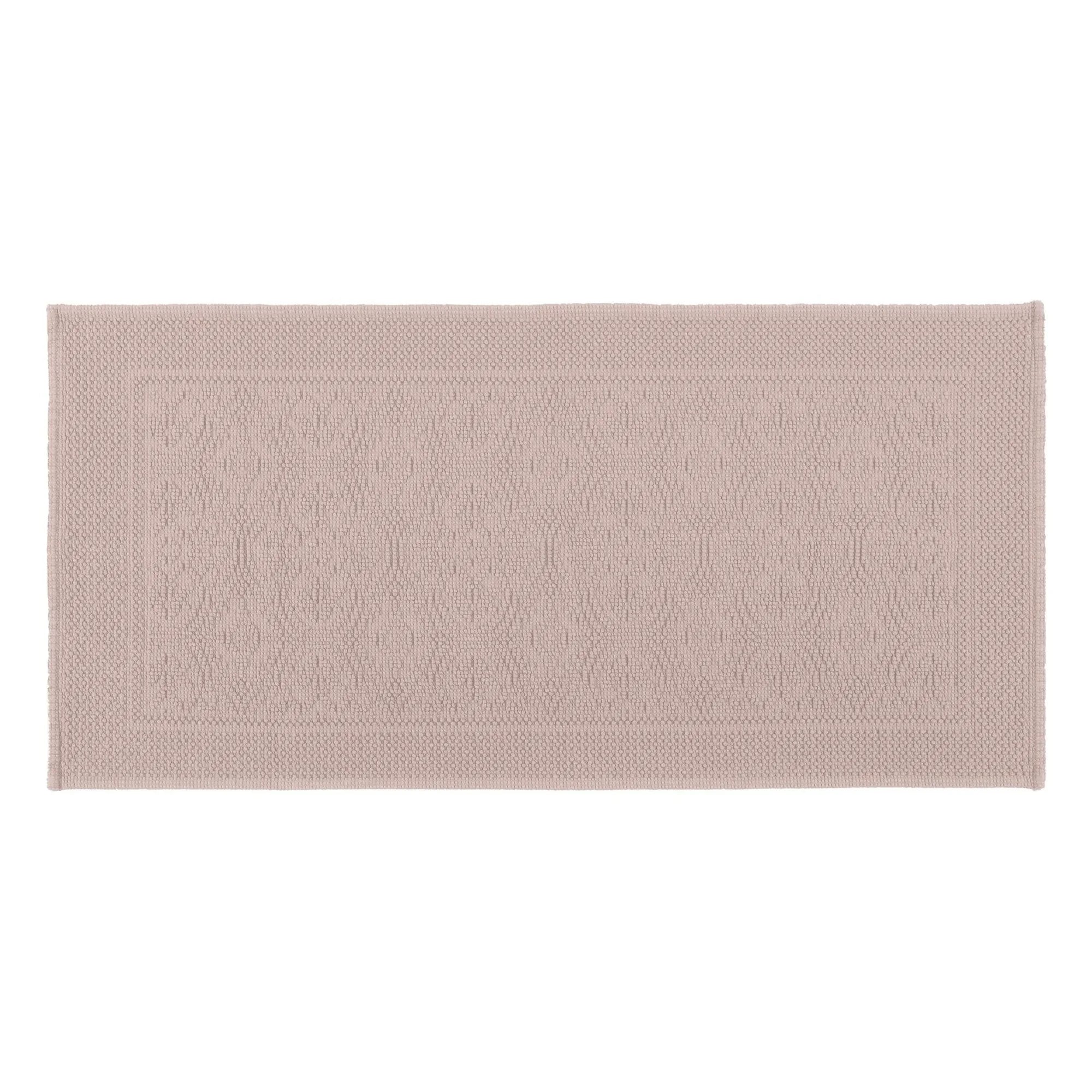 Alfombra de baño Haomy - Kymi | Rosa empolvado