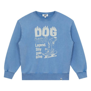 Hundred Pieces - Sweat Ryde God Town Algodón orgánico | Azul marino