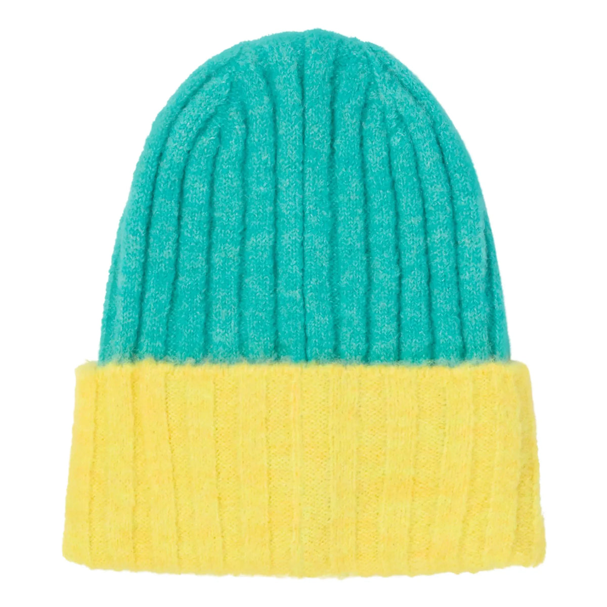 The Animals Observatory - Gorro con logo Pony bicolor | Turquesa