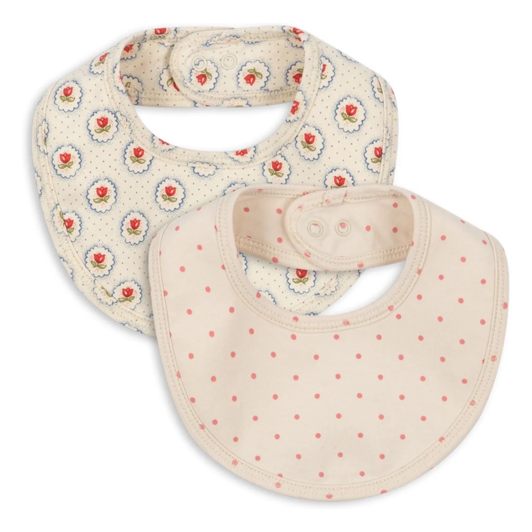 Konges Sløjd - Baberos bandana Pirouette - Juego de 2 | Crudo