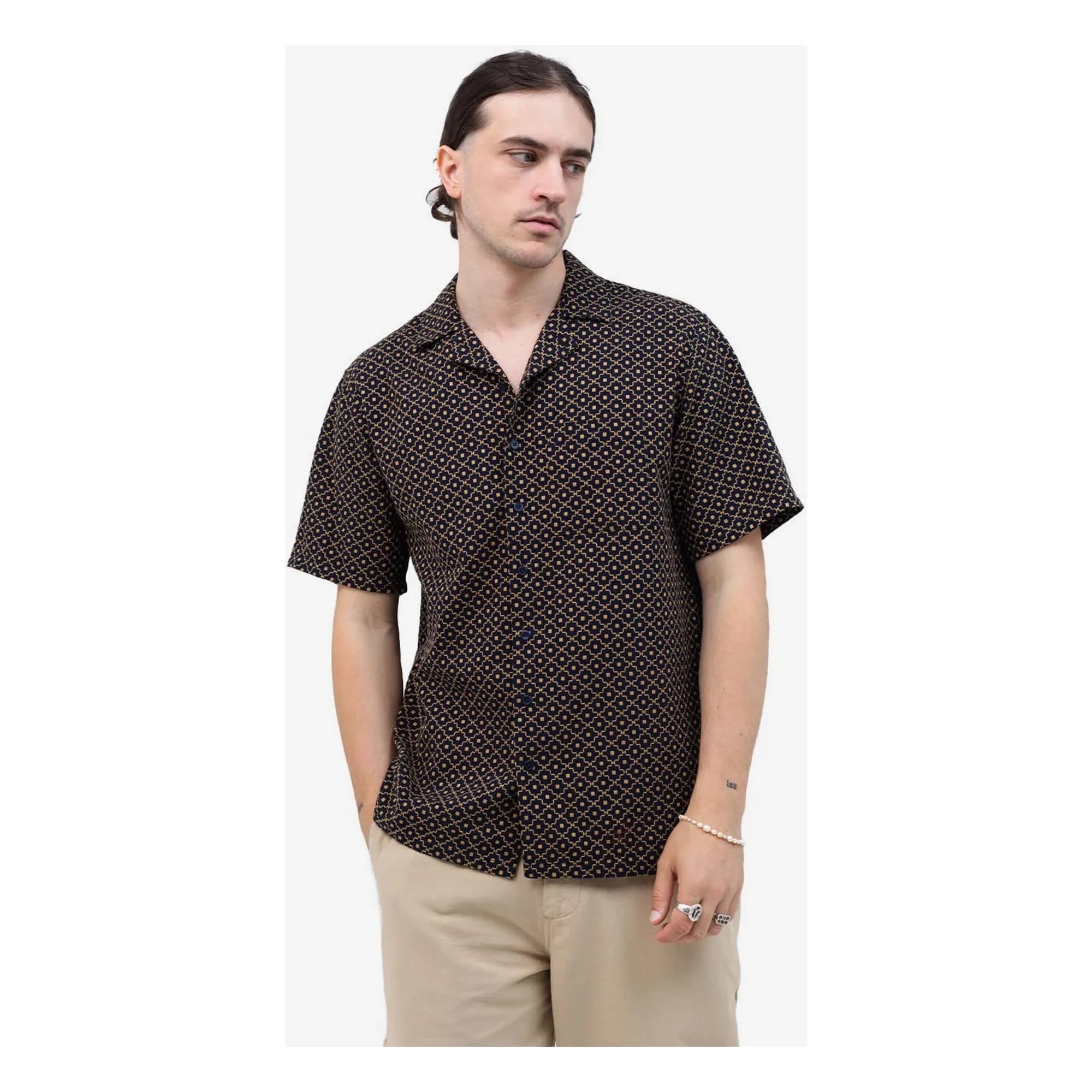 Olow - Aloha Neza camisa | Marrón oscuro