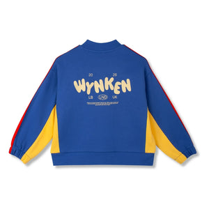Wynken - Bomber de algodón orgánico con contraste | Azul oscuro