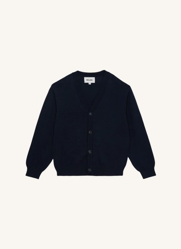 Smallable Kid - Chaqueta de punto orgánica Harcourt | Azul marino
