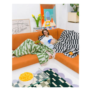 Tarta Gelatina - Manta de lana Campo | Verde