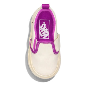Vans - Zapatillas Slip-On con Purpurina para Bebé | Blanco