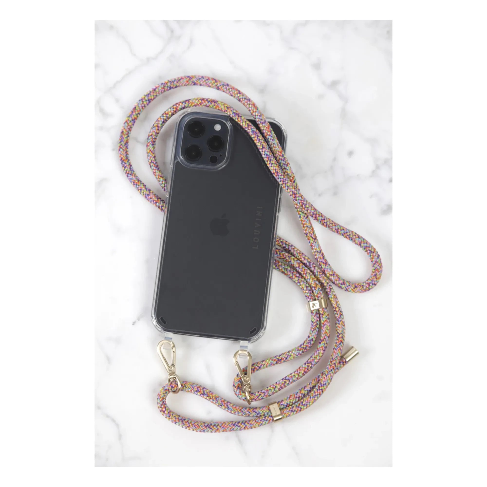Louvini - Funda transparente Charlie para iPhone